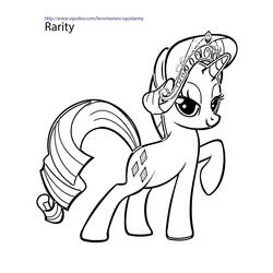 Coloring page: My Little Pony (Cartoons) #41869 - Free Printable Coloring Pages