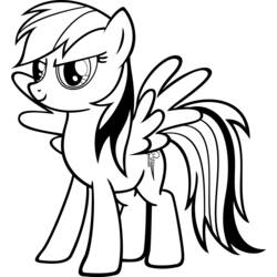 Coloring page: My Little Pony (Cartoons) #41882 - Free Printable Coloring Pages