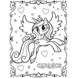Coloring page: My Little Pony (Cartoons) #41891 - Free Printable Coloring Pages