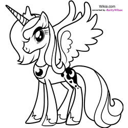 Coloring page: My Little Pony (Cartoons) #41898 - Free Printable Coloring Pages