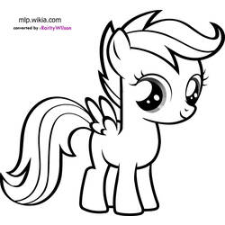 Coloring page: My Little Pony (Cartoons) #41902 - Free Printable Coloring Pages
