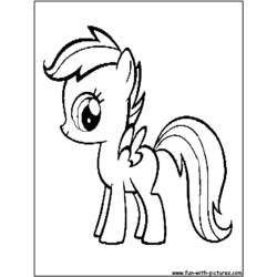 Coloring page: My Little Pony (Cartoons) #41929 - Free Printable Coloring Pages