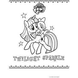 Coloring page: My Little Pony (Cartoons) #42217 - Free Printable Coloring Pages