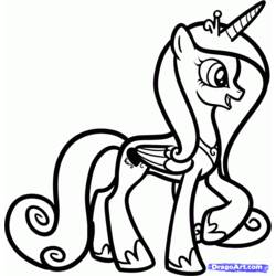 Coloring page: My Little Pony (Cartoons) #42219 - Free Printable Coloring Pages