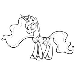 Coloring page: My Little Pony (Cartoons) #42220 - Free Printable Coloring Pages