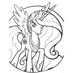 Coloring page: My Little Pony (Cartoons) #42222 - Free Printable Coloring Pages