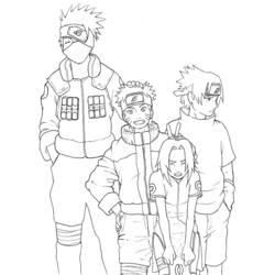 Coloring page: Naruto (Cartoons) #38235 - Free Printable Coloring Pages