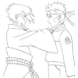 Coloring page: Naruto (Cartoons) #38390 - Free Printable Coloring Pages