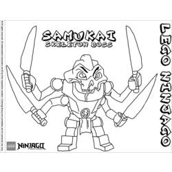 Coloring page: Ninjago (Cartoons) #24129 - Free Printable Coloring Pages