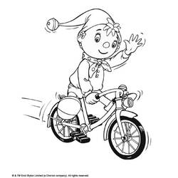 Coloring page: Noddy (Cartoons) #44552 - Free Printable Coloring Pages