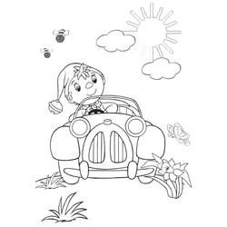 Coloring page: Noddy (Cartoons) #44563 - Free Printable Coloring Pages