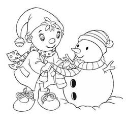 Coloring page: Noddy (Cartoons) #44612 - Free Printable Coloring Pages