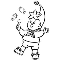 Coloring page: Noddy (Cartoons) #44640 - Free Printable Coloring Pages