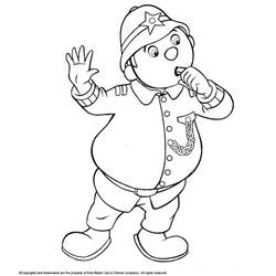 Coloring page: Noddy (Cartoons) #44722 - Free Printable Coloring Pages