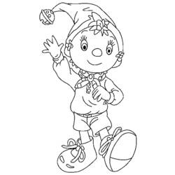 Coloring page: Noddy (Cartoons) #44740 - Free Printable Coloring Pages