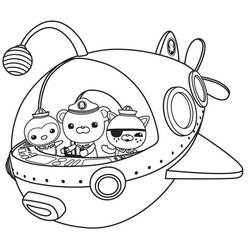 Coloring page: Octonauts (Cartoons) #40562 - Free Printable Coloring Pages