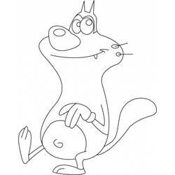 Coloring page: Oggy and the Cockroaches (Cartoons) #37853 - Free Printable Coloring Pages
