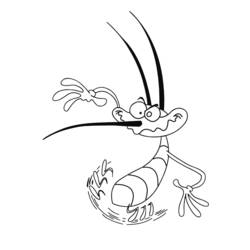Coloring page: Oggy and the Cockroaches (Cartoons) #37874 - Free Printable Coloring Pages