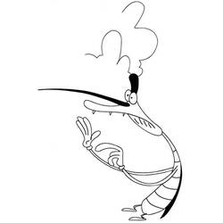 Coloring page: Oggy and the Cockroaches (Cartoons) #37996 - Free Printable Coloring Pages