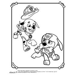 Coloring page: Paw Patrol (Cartoons) #44245 - Free Printable Coloring Pages