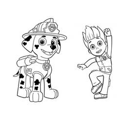 Coloring page: Paw Patrol (Cartoons) #44268 - Free Printable Coloring Pages