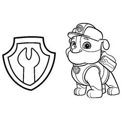 Coloring page: Paw Patrol (Cartoons) #44314 - Free Printable Coloring Pages