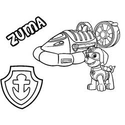 Coloring page: Paw Patrol (Cartoons) #44326 - Free Printable Coloring Pages