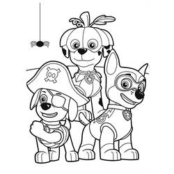 Coloring page: Paw Patrol (Cartoons) #44340 - Free Printable Coloring Pages