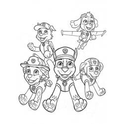 Coloring page: Paw Patrol (Cartoons) #44349 - Free Printable Coloring Pages
