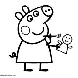Coloring page: Peppa Pig (Cartoons) #43929 - Free Printable Coloring Pages