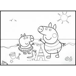 Coloring page: Peppa Pig (Cartoons) #43932 - Free Printable Coloring Pages