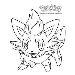 Coloring page: Pokemon (Cartoons) #24636 - Free Printable Coloring Pages