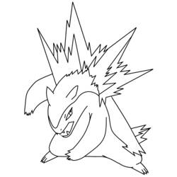 Coloring page: Pokemon (Cartoons) #24665 - Free Printable Coloring Pages