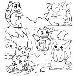 Coloring page: Pokemon (Cartoons) #24679 - Free Printable Coloring Pages