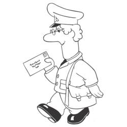 Coloring page: Postman Pat (Cartoons) #49499 - Free Printable Coloring Pages