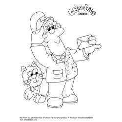 Coloring page: Postman Pat (Cartoons) #49508 - Free Printable Coloring Pages