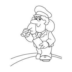 Coloring page: Postman Pat (Cartoons) #49522 - Free Printable Coloring Pages