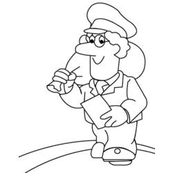 Coloring page: Postman Pat (Cartoons) #49528 - Free Printable Coloring Pages
