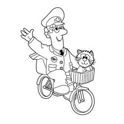 Coloring page: Postman Pat (Cartoons) #49586 - Free Printable Coloring Pages