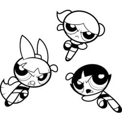 Coloring page: Powerpuff Girls (Cartoons) #39403 - Free Printable Coloring Pages
