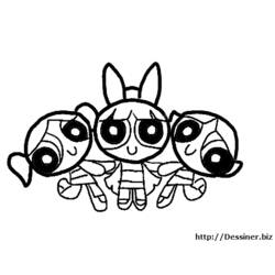 Coloring page: Powerpuff Girls (Cartoons) #39404 - Free Printable Coloring Pages