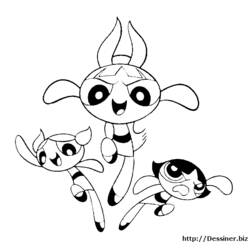 Coloring page: Powerpuff Girls (Cartoons) #39430 - Free Printable Coloring Pages