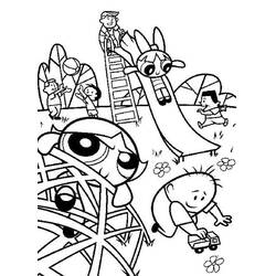 Coloring page: Powerpuff Girls (Cartoons) #39526 - Free Printable Coloring Pages