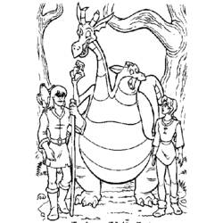 Coloring page: Quest for Camelot (Cartoons) #41742 - Free Printable Coloring Pages