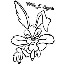 Coloring page: Road Runner and Wile E. Coyote (Cartoons) #47162 - Free Printable Coloring Pages