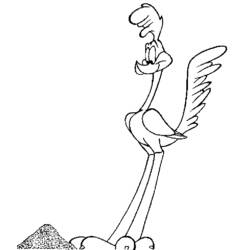 Coloring page: Road Runner and Wile E. Coyote (Cartoons) #47178 - Free Printable Coloring Pages