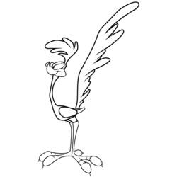 Coloring page: Road Runner and Wile E. Coyote (Cartoons) #47229 - Free Printable Coloring Pages