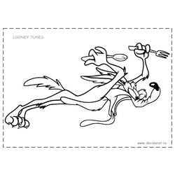 Coloring page: Road Runner and Wile E. Coyote (Cartoons) #47266 - Free Printable Coloring Pages