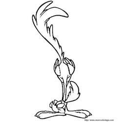 Coloring page: Road Runner and Wile E. Coyote (Cartoons) #47296 - Free Printable Coloring Pages