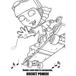Coloring page: Rocket Power (Cartoons) #52241 - Free Printable Coloring Pages